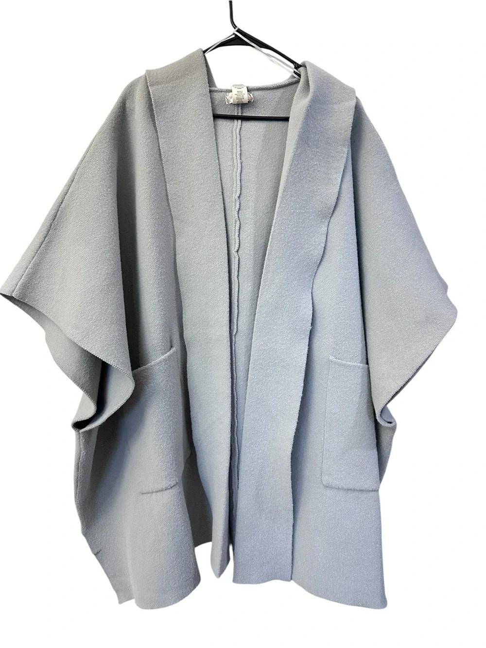 NWT Free People All I Need Cozy Hooded Duster in Grey